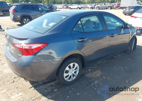2018 Toyota Corolla Le Eco z USA, uszkodzony, nr VIN 2T1BPRHEXJC112661